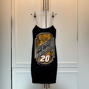 Urban Outfitters Black and Gold Mini Dress